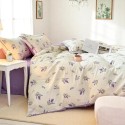 Lavender pattern cotton four-piece set