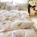 Vintage rose pattern cotton four-piece set