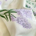 Garden style lavender pattern pure cotton four-piece set