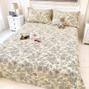 Floral pattern cotton bedding set