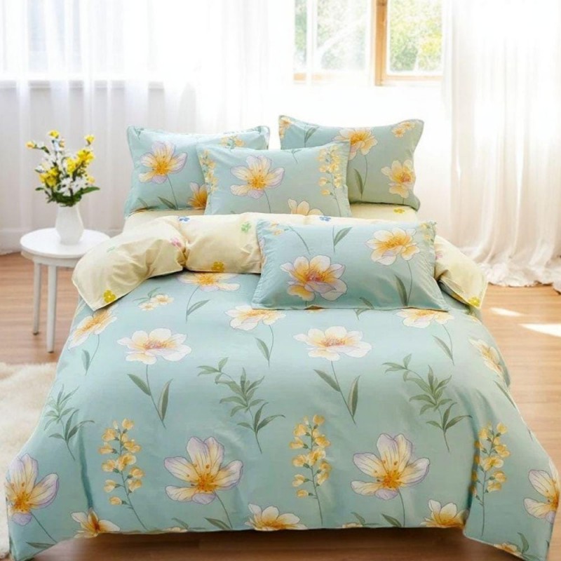 Small fresh style pure cotton four-piece set